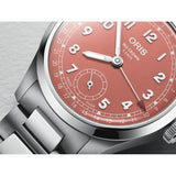 Orologio ORIS Big Crown Pointer Date quadrante rosso bracciale in acciaio 01 403 7799 4068-07 8 20 06 dettaglio 5