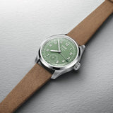 Orologio ORIS Big Crown Pointer Date quadrante verde cinturino in pelle marrone 01 403 7799 4067-07 6 20 09FC dettaglio 2