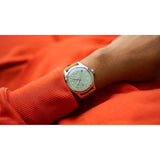 Orologio ORIS Big Crown Pointer Date quadrante verde cinturino in pelle marrone 01 403 7799 4067-07 6 20 09FC dettaglio 3