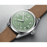 Orologio ORIS Big Crown Pointer Date quadrante verde cinturino in pelle marrone 01 403 7799 4067-07 6 20 09FC dettaglio 4