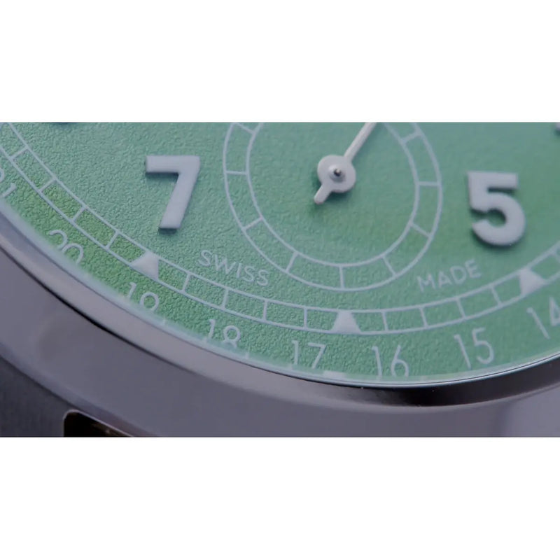 Orologio ORIS Big Crown Pointer Date quadrante verde cinturino in pelle marrone 01 403 7799 4067-07 6 20 09FC