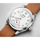 Orologio ORIS Big Crown Wings of Hope quadrante bianco cinturino in pelle marrone 01 401 7781 4081-Set dettaglio 3