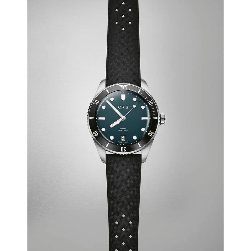 Orologio ORIS Divers Date quadrante blu bracciale in acciaio 01 733 7795 4055-Set dettaglio 2