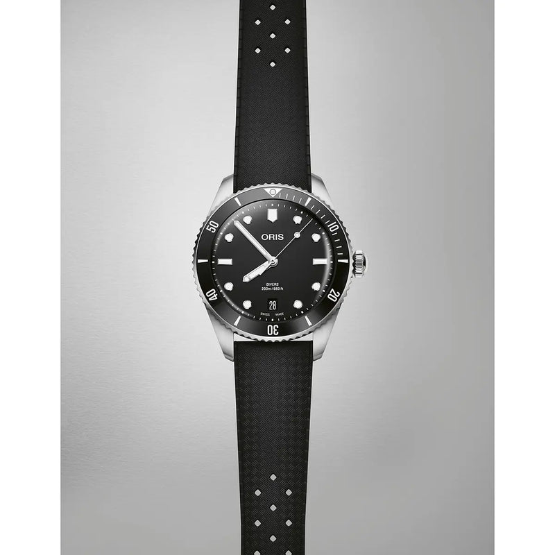 Orologio ORIS Divers Date quadrante nero bracciale in acciaio 01 733 7795 4054-Set dettaglio 2