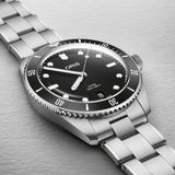 Orologio ORIS Divers Date quadrante nero bracciale in acciaio 01 733 7795 4054-Set dettaglio