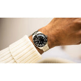 Orologio ORIS Divers Date quadrante nero bracciale in acciaio 01 733 7795 4054-Set