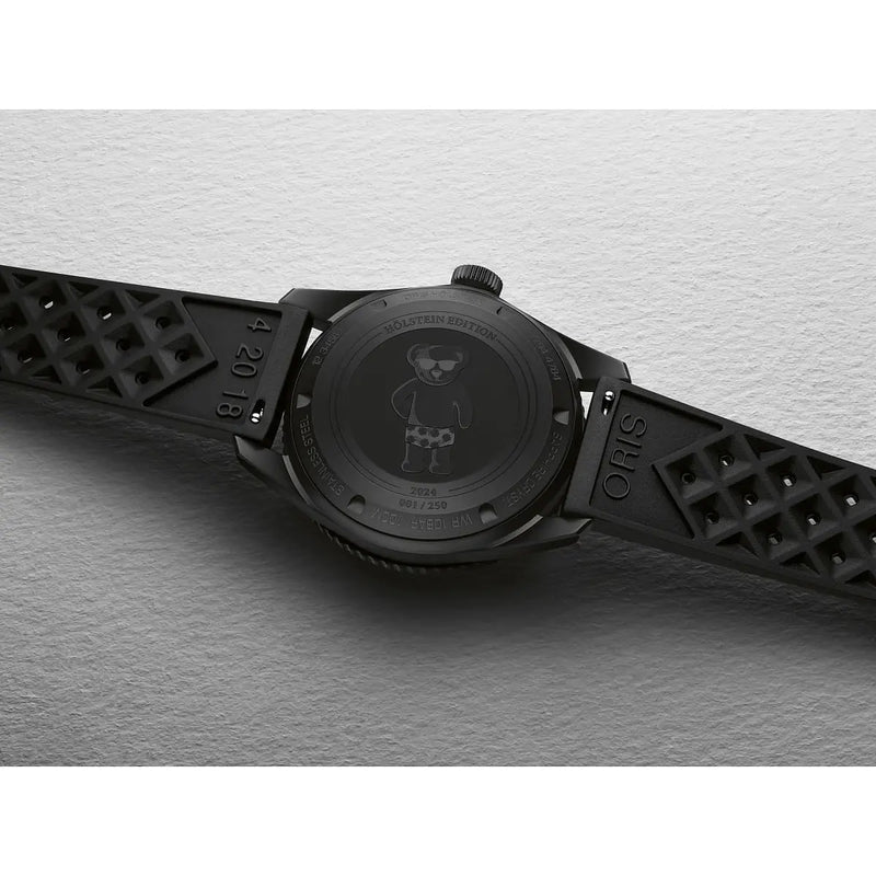 Orologio ORIS Divers Hölstein Edition 2024 quadrante nero cinturino in gomma nero 01 400 7794 4784-Set dettaglio 2