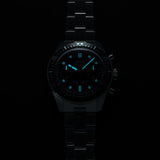 Orologio ORIS Divers Sixty-Five Chronograph quadrante nero bracciale in acciaio 01 771 7791 4054-07 8 20 18 dettaglio 4