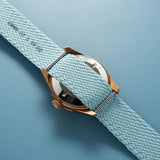 Orologio ORIS Divers Sixty-Five Cotton Candy quadrante azzurro cinturino in tessuto azzurro 01 733 7771 3155-07 3 19 02BRS dettaglio 3