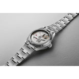 Orologio ORIS Divers Sixty-Five quadrante verde bracciale in acciaio 01 400 7774 4057-07 8 19 18 dettaglio