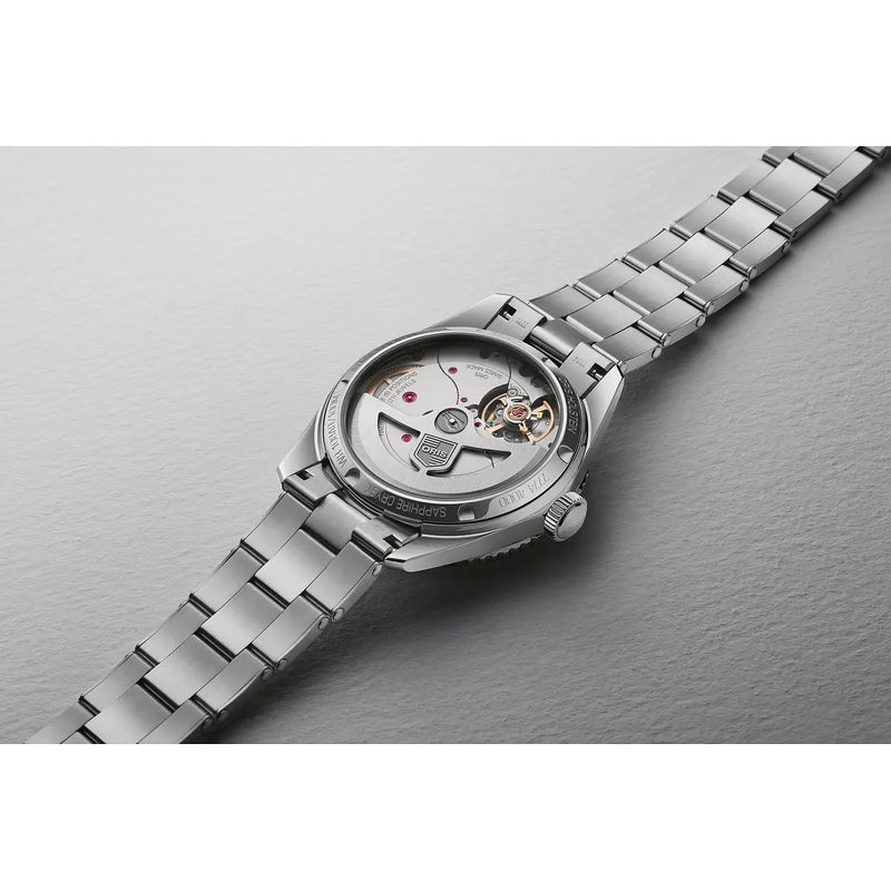 Orologio ORIS Divers Sixty-Five quadrante verde bracciale in acciaio 01 400 7774 4057-07 8 19 18 dettaglio