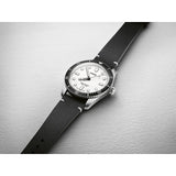 Orologio ORIS Divers Social Club Nürnberg quadrante bianco cinturino in pelle nero 01 733 7707 4051 OSC-NBG-Set