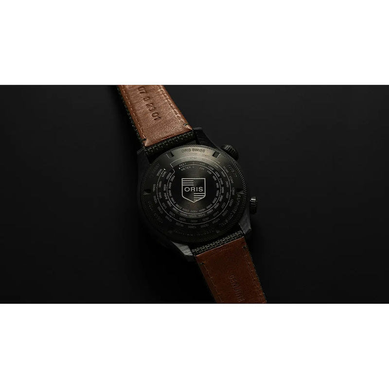 Orologio ORIS ProPilot Altimeter quadrante nero cinturino in tessuto verde 01 793 7775 8764-Set dettaglio 2