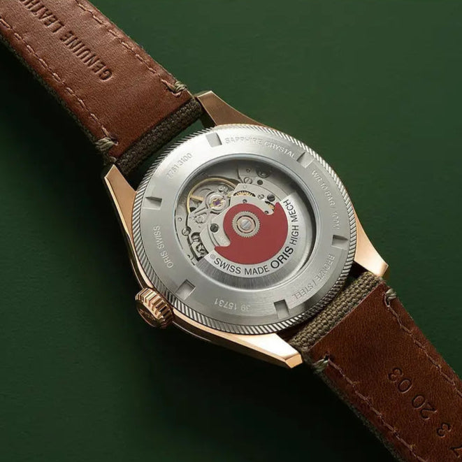 Orologio ORIS ProPilot Big Crown Big Date quadrante nero cinturino in tessuto verde 01 751 7761 3164-07 3 2003BRLC dettaglio 5