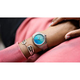 Orologio ORIS ProPilot X Calibre 400 Laser quadrante multicolor bracciale in titanio 01 400 7778 7150-07 7 20 01TLC dettaglio 3