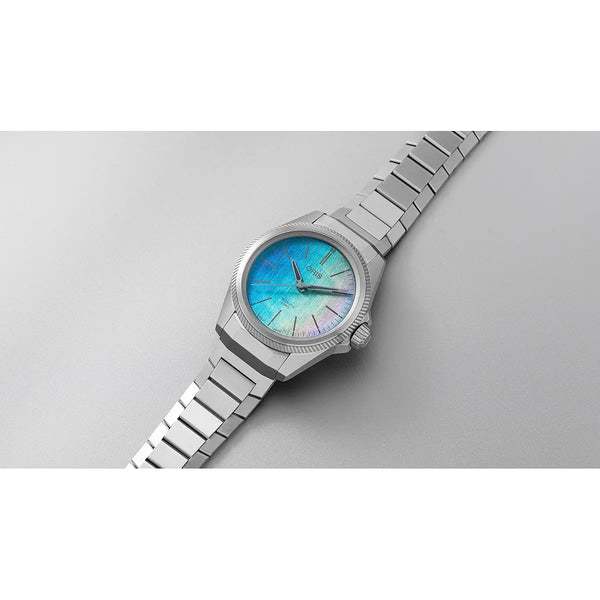 Orologio ORIS ProPilot X Calibre 400 Laser quadrante multicolor bracciale in titanio 01 400 7778 7150-07 7 20 01TLC dettaglio 5