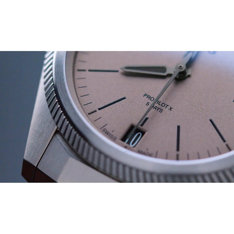 Orologio ORIS ProPilot X Calibre 400 quadrante grigio bracciale in titanio 01 400 7778 7153-07 7 20 01TLC