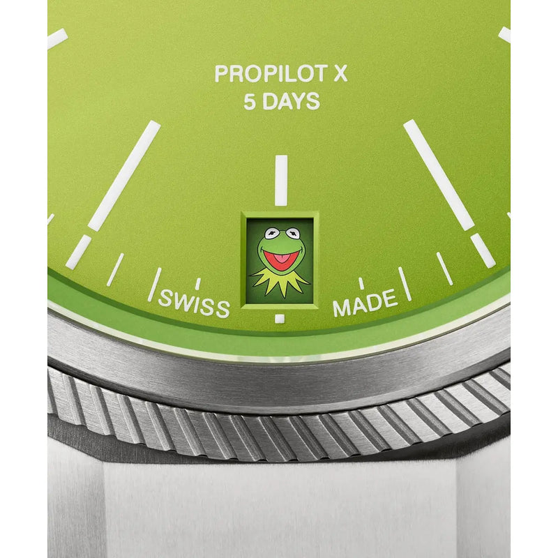 Orologio ORIS ProPilot X Kermit quadrante verde bracciale in titanio 01 400 7778 7157-Set dettaglio 2