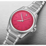 Orologio ORIS ProPilot X Miss Piggy quadrante rosso bracciale in acciaio 01 531 7796 4158-07 8 17 05LC dettaglio 5