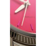 Orologio ORIS ProPilot X Miss Piggy quadrante rosso bracciale in acciaio 01 531 7796 4158-07 8 17 05LC