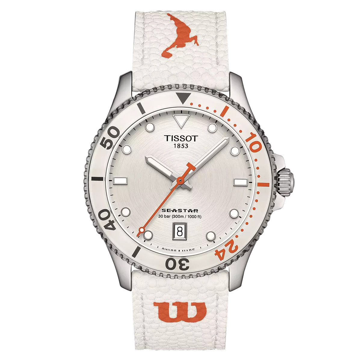 Tissot Seastar 660/1000 – Orologio Svizzero Al Quarzo, Acciaio Grigio, Cassa 45mm (Modello T1204171142100)