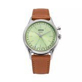 Vulcain Cricket President 39mm Verde Pistacchio 100173A90.BAC207 Manuale 100173A90.BAC207 con bracciale Fondo cassa in Acciaio