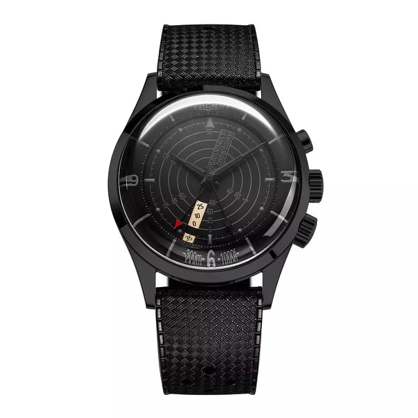 Vulcain Nautical Heritage Total Black 100952SA08.BAR100 Manuale 100952SA08.BAR100 con bracciale Triplo fondello in gomma