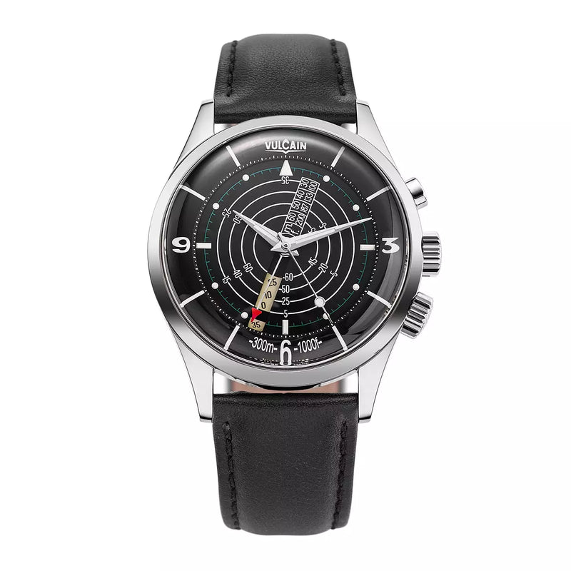 Vulcain Nautical Heritage Nero Bianco 100252SB08.BAC101 Manuale 100252SB08.BAC101 con bracciale Nero liscio