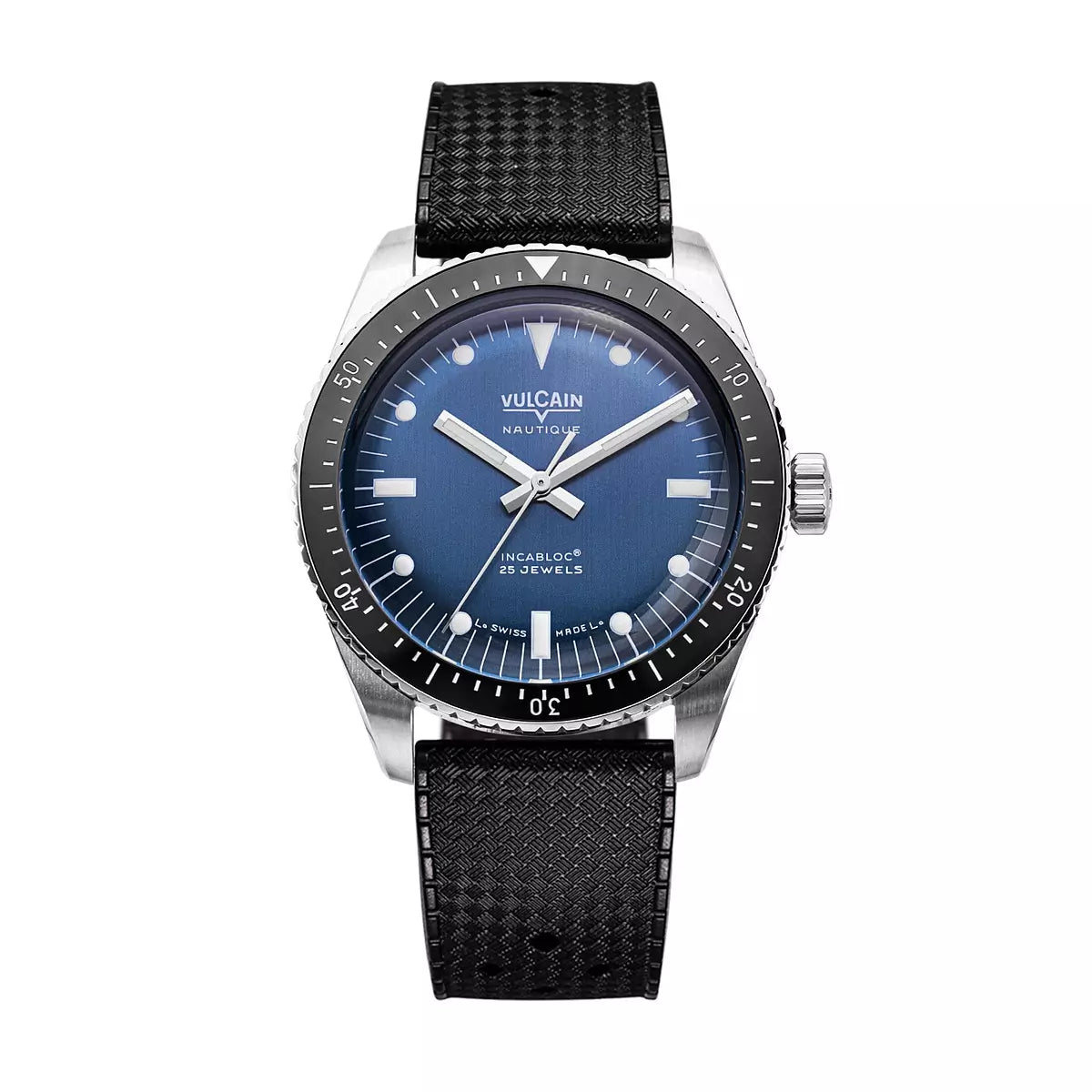 SEIKO QUADRANTE: bianco con indici blu, lancette dorate e datario