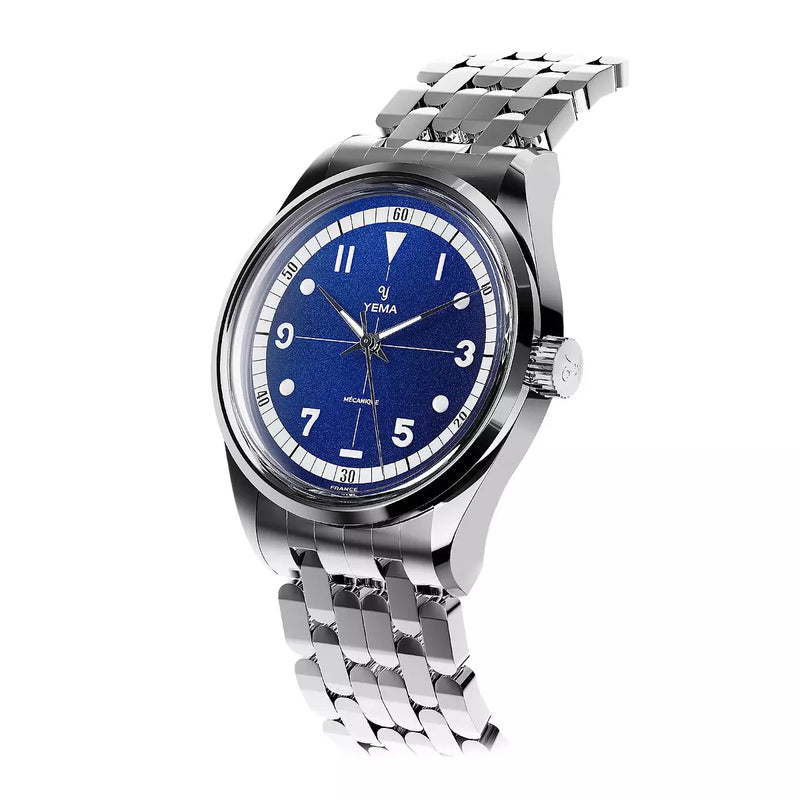 Orologio Yema Urban Field Blu YFLD23-40-GMS