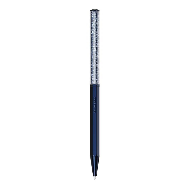 SWAROVSKI Penna da Donna Crystalline Ottagonale Placcatura Blu con Cristalli Blu 5669933 Variante