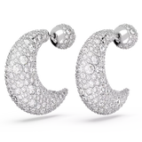 SWAROVSKI Orecchini rodiati a forma di luna con pavé di cristalli 5666179 Variante2