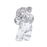 Statuetta in cristallo SWAROVSKI con orsetto che tiene un cuore rosa 5665436 Variante2