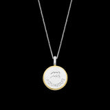 Collana TI SENTO con ciondolo segno zodiacale Acquario in argento madreperla e zirconi Variante 6826AQ
