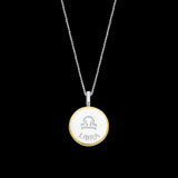 Collana TI SENTO con ciondolo segno zodiacale Bilancia in argento madreperla e zirconi 6826LI Variante