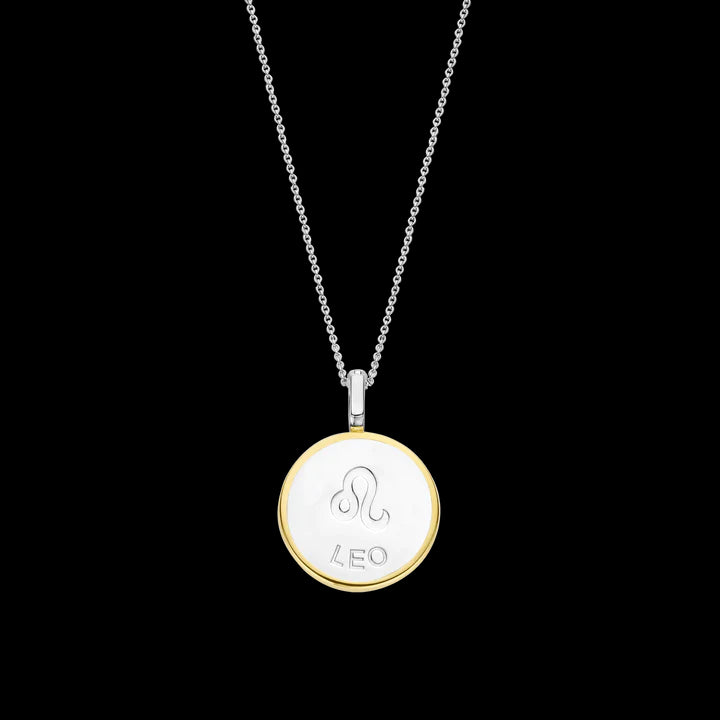 Collana TI SENTO con ciondolo segno zodiacale Leone in argento madreperla e zirconi 6826LE Variante
