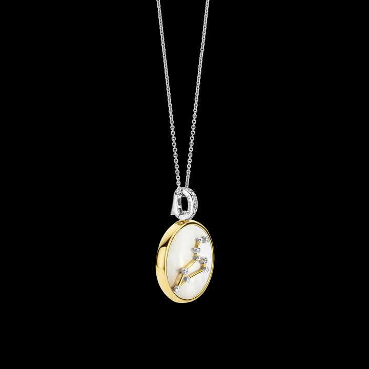 Collana TI SENTO con ciondolo segno zodiacale Leone in argento madreperla e zirconi 6826LE Variante2