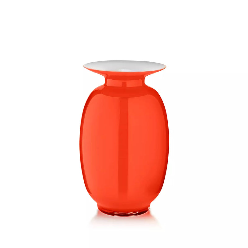 Vaso Salviati Lido Amaranti Large Arancio in Vetro Soffiato di Murano SV20302