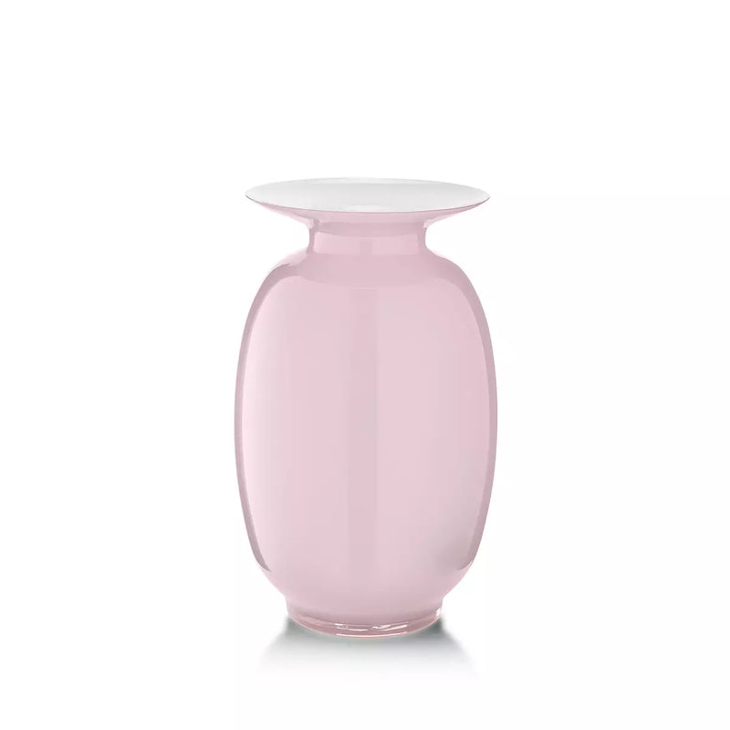 Vaso Salviati Lido Amaranti Large Rosa Conchiglia in Vetro Soffiato di Murano SV20309