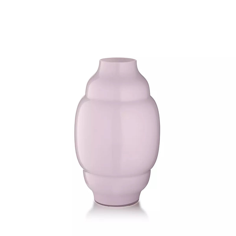 Vaso Salviati Lido Liberty Large 36 cm Rosa Conchiglia in Vetro Soffiato di Murano SV20109