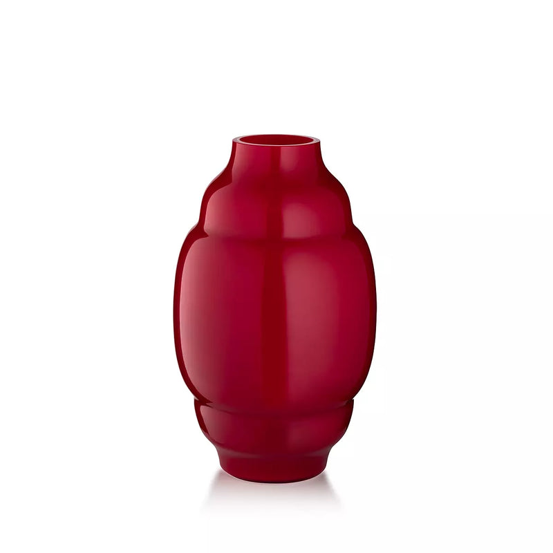 Vaso Salviati Lido Liberty Large 36 cm Rosso in Vetro Soffiato di Murano SV20103