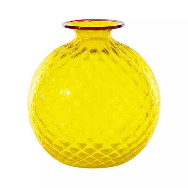 Vaso Venini Balloton Giallo Grande 24,5 cm 100.29