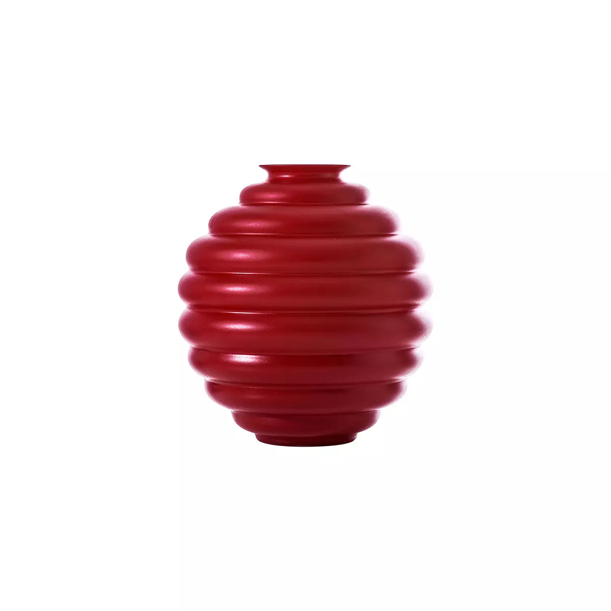 Vase Décoratif Venini Deco Sabbiato Nero, Verre De Murano Soufflé à La Main, 24,5 Cm, Cod 707.07