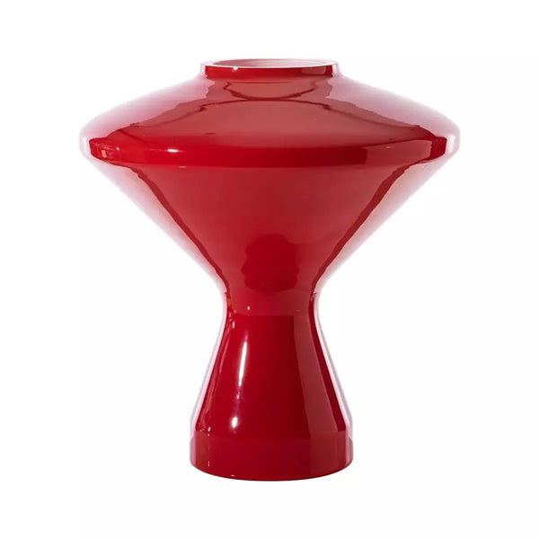 Venini Vaso Ballerina Rosso in Vetro Soffiato di Murano 696.10