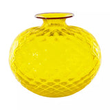 Venini Vaso Balloton Giallo Filo Rosso 100.36