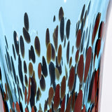 VENINI Vaso Bloom Acquamare/Corallo in Vetro Soffiato di Murano 696.01 Dettaglio