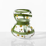 VENINI vaso gran Bulbo Mini Cristallo/Verde Mela/Foglia Oro in Vetro Soffiato di Murano 699.61 AmbientatoVENINI Vaso Gran Bulbo Mini Cristallo/Verde Mela/Foglia Oro in Vetro Soffiato di Murano Edizione Limitata 699.61 Ambientato