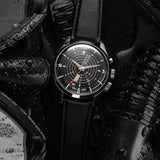 Vulcain Nautical Heritage Nero indici fauxtina ambientato