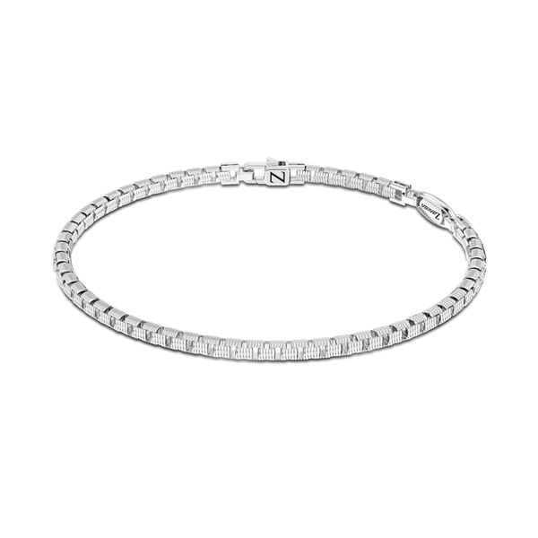 ZANCAN Bracciale da Uomo a Catena in Argento ESB251