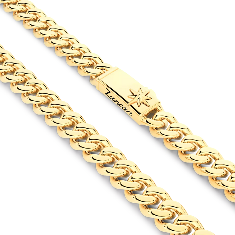 Collana Uomo Maglia Piena Oro 18kt - Foto 3